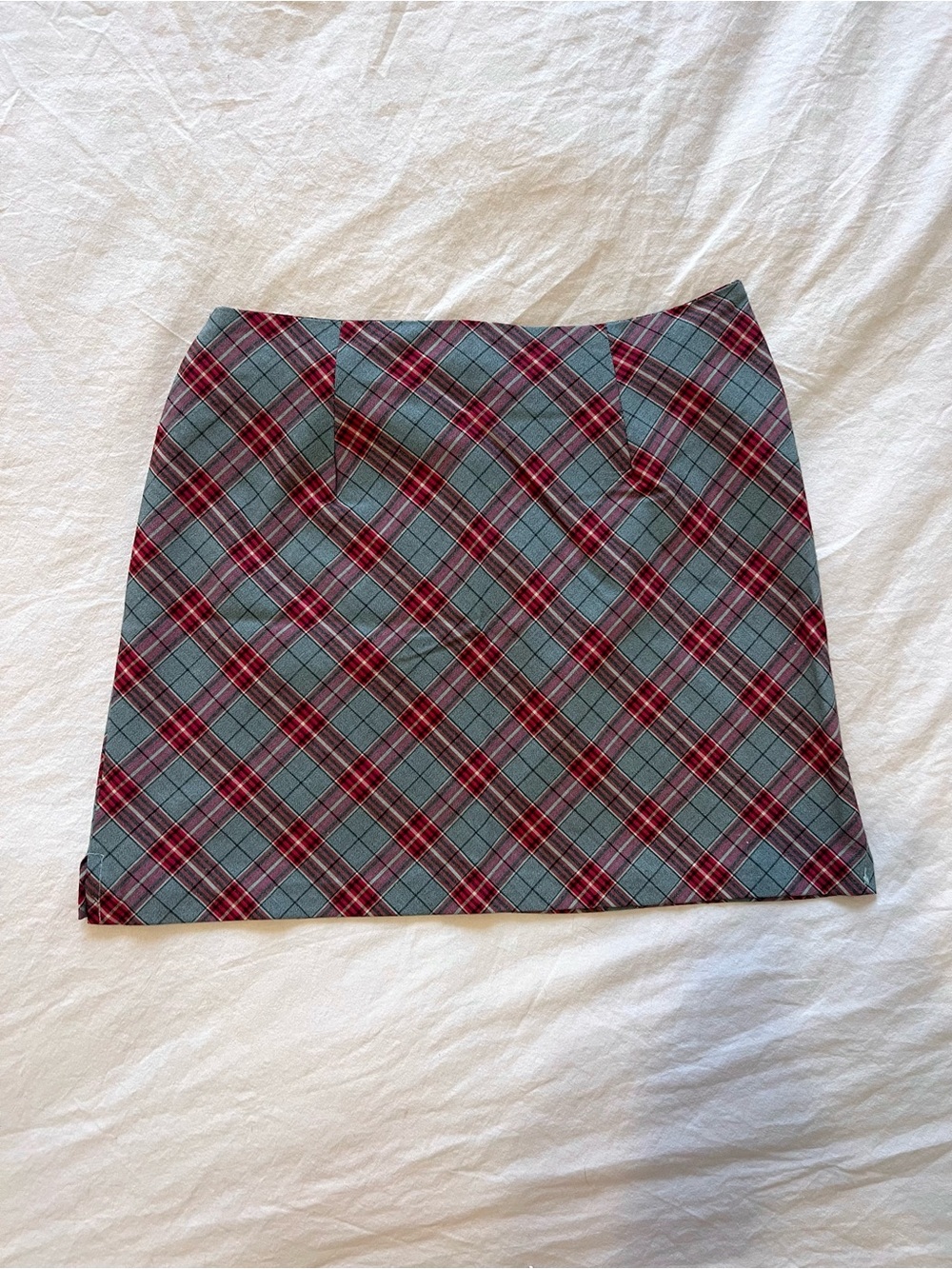 Weather Vane Plaid Mini Skirt